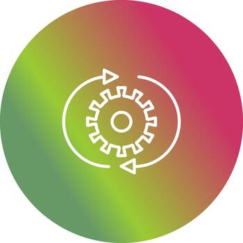 icono de vector de configuración de conversión