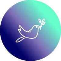 Cute Bird Vector Icon