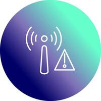 Non Ionizing Radiation Vector Icon