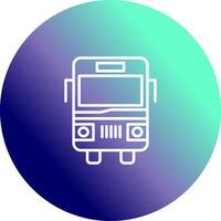 icono de vector de bus