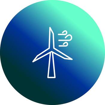 Windmill Vector Icon