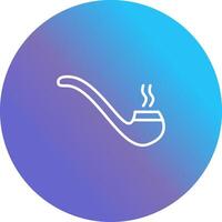 Smoking Pipe Vector Icon