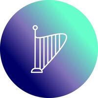 Harp Vector Icon