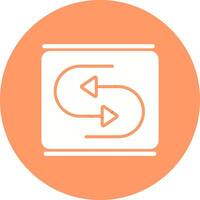Reverse Arrow Vector Icon