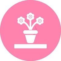 Flower Pot Vector Icon