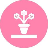 Flower Pot Vector Icon