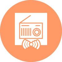 icono de vector de radio