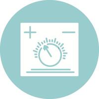 Temperature Knob Vector Icon