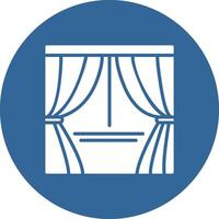 Curtains Vector Icon