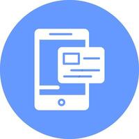 Pay via Card Vector Icon