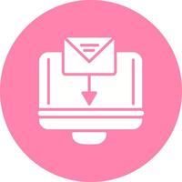 Mail Upload Vector Icon