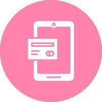 Mobile Banking Vector Icon