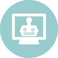 Artificial Bot Vector Icon