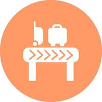 Luggage Carousel Vector Icon