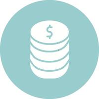 Stack of Coins Vector Icon