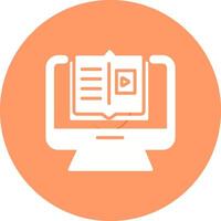 E Learning Vector Icon
