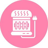 Electric Heater Vector Icon