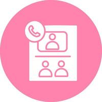 Conference Call Vector Icon