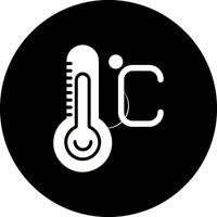 icono de vector de temperatura