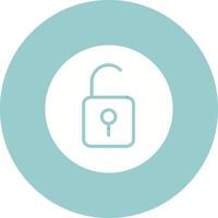 Open Lock II Vector Icon