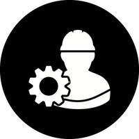 icono de vector de ingeniero