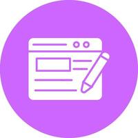 Blogging Service Vector Icon