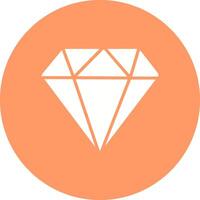 icono de vector de diamante