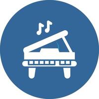 icono de vector de piano