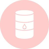 Oil Barrel Vector Icon