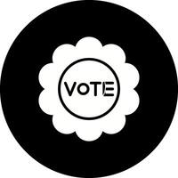 icono de vector de voto