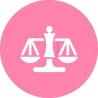 Justice Scale Vector Icon