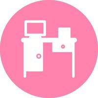 Working Table Vector Icon