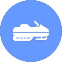 Snowmobile Vector Icon