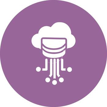 almacenamiento datos vector icono