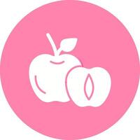 Apricot Vector Icon