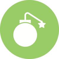 Exploding Cannon Ball Vector Icon