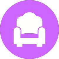 Single Sofa Vector Icon