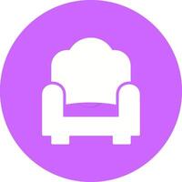 Single Sofa Vector Icon