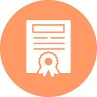 Certificate Vector Icon