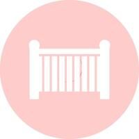 Baby Cot Vector Icon