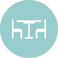 Lunch Table Vector Icon