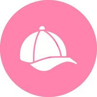 icono de vector de gorra de verano