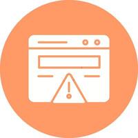 Web Error Vector Icon