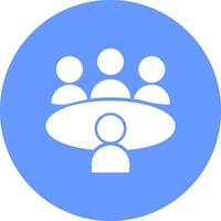 Conference Table Vector Icon