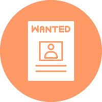 Wanted Poster Vector Icon