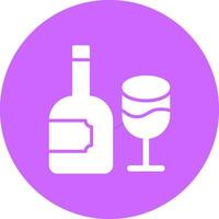 icono de vector de vino