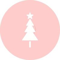 icono de vector de árbol de navidad