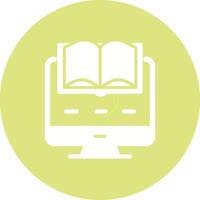 Digital Learning Vector Icon