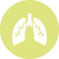 icono de vector de pulmones