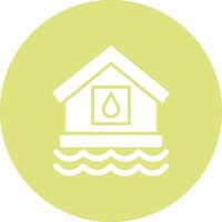 Water House Vector Icon